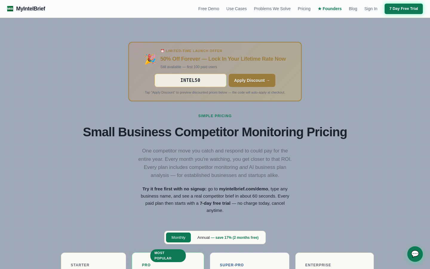 Pricing
