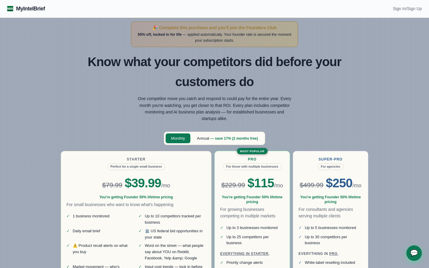 Pricing