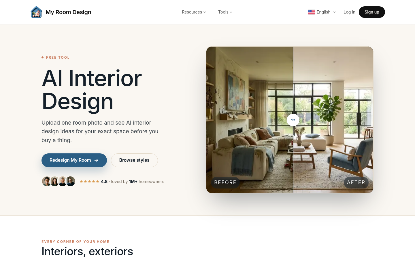 Captured Homepage / Lander