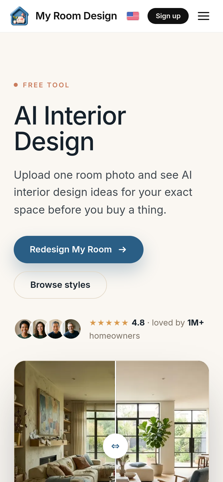 Homepage / Lander