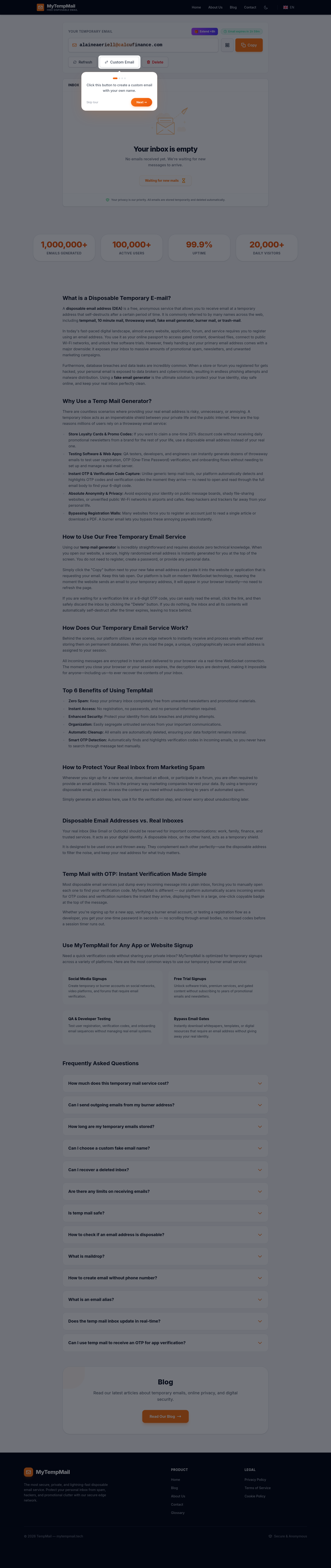 mytempmail.tech — 