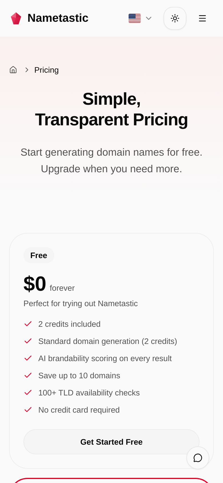 Pricing