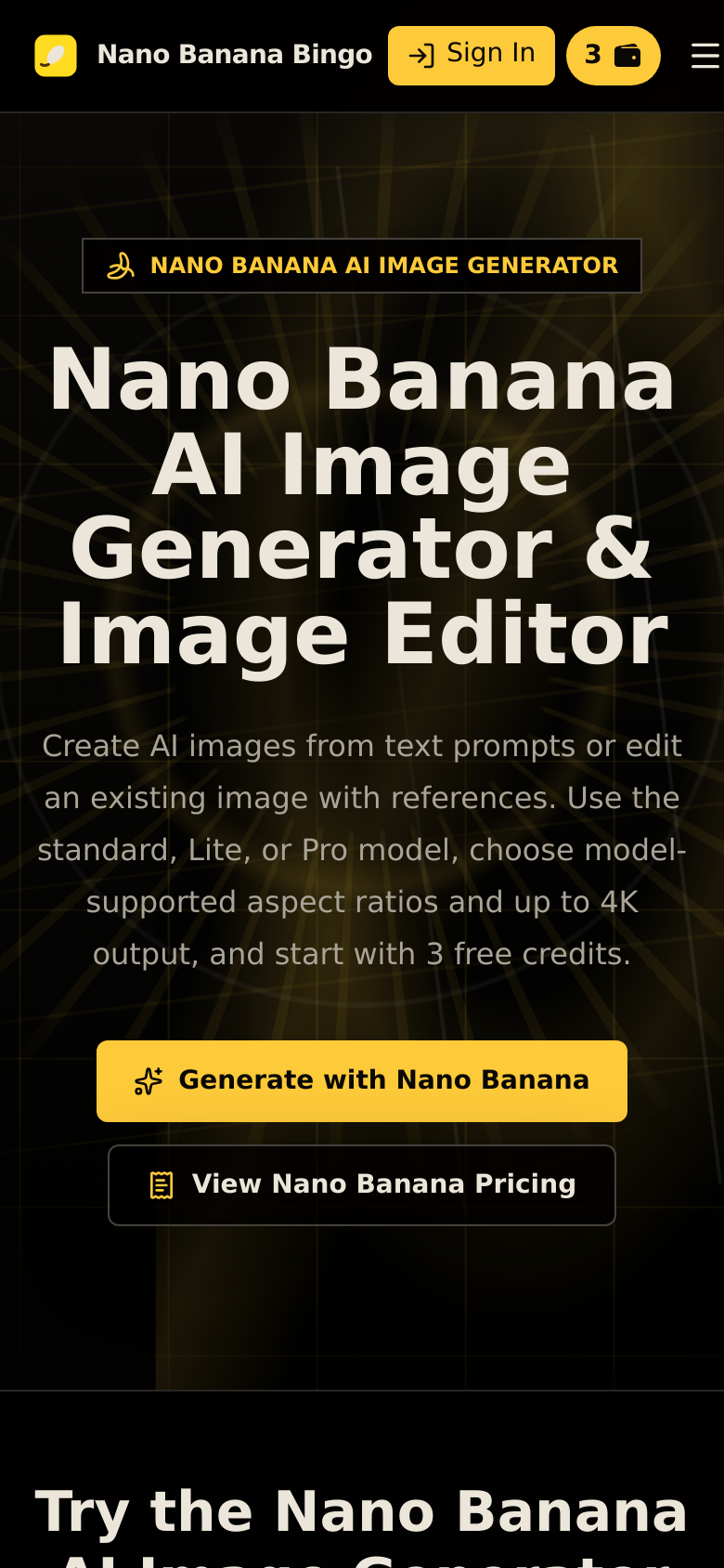 Homepage / Lander