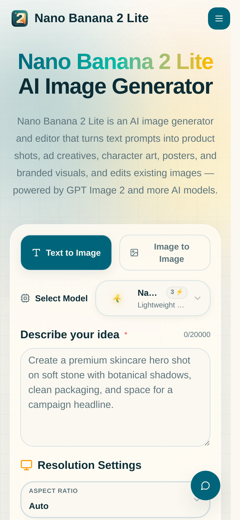 Homepage / Lander