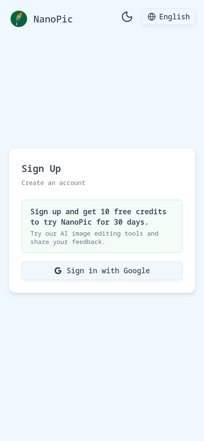 Sign Up