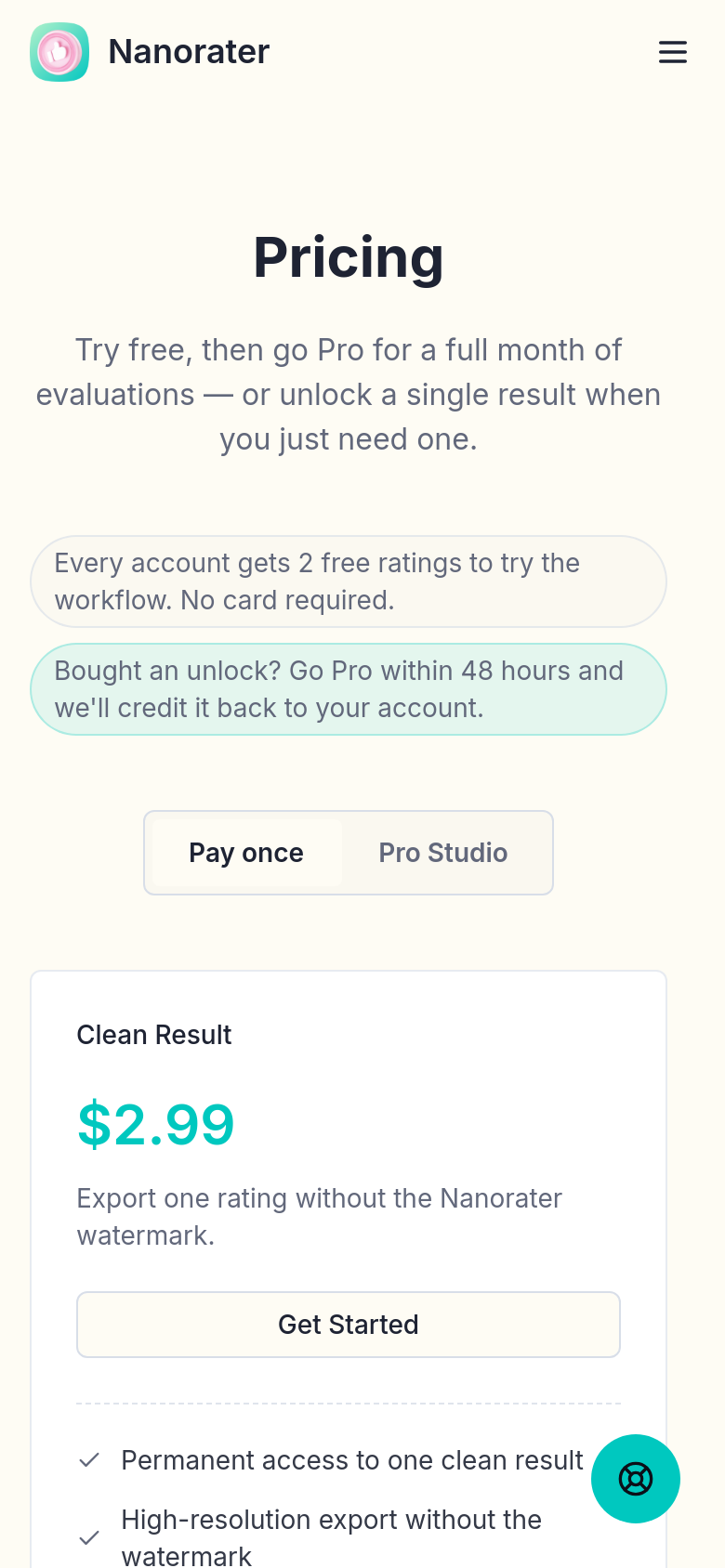 Pricing