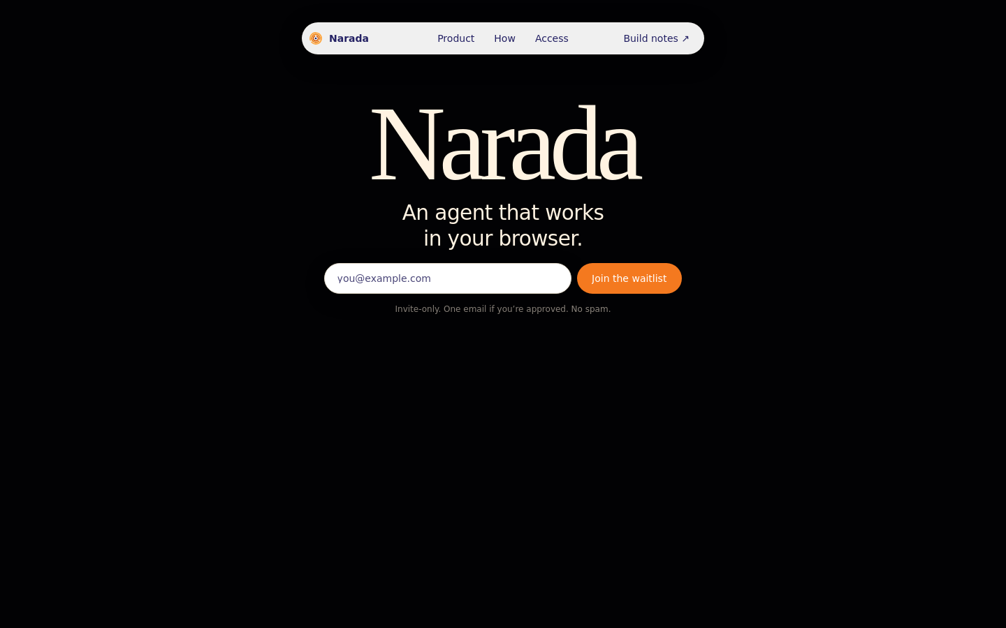 Captured Homepage / Lander
