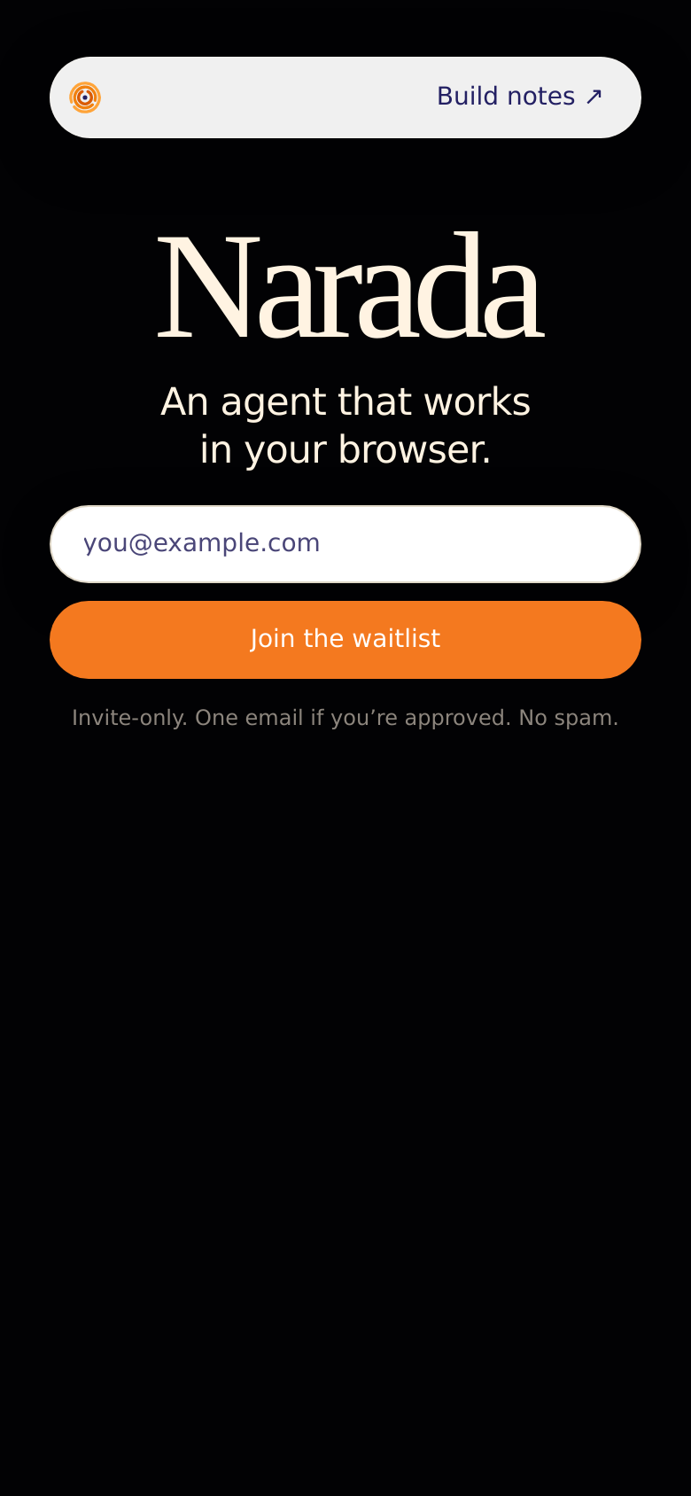 Homepage / Lander