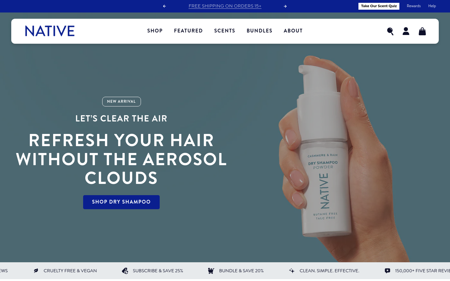 Captured Homepage / Lander