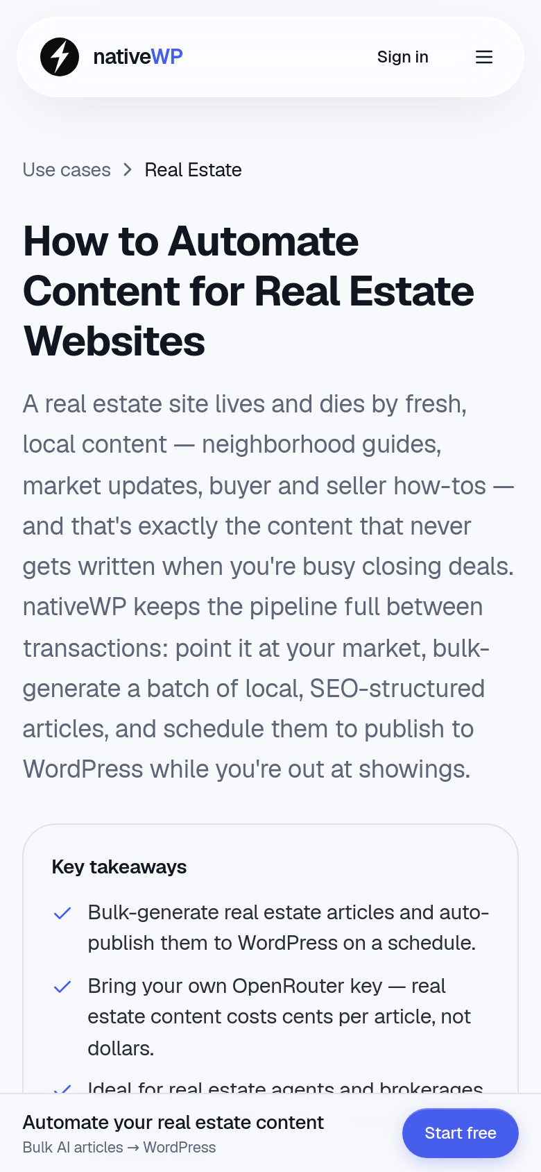 Use Cases