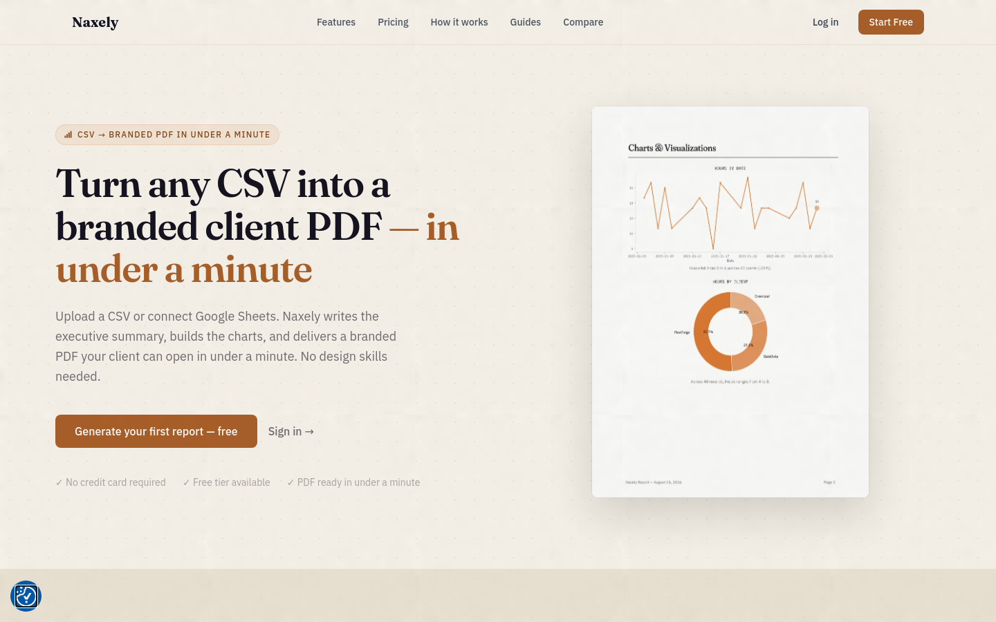Captured Homepage / Lander