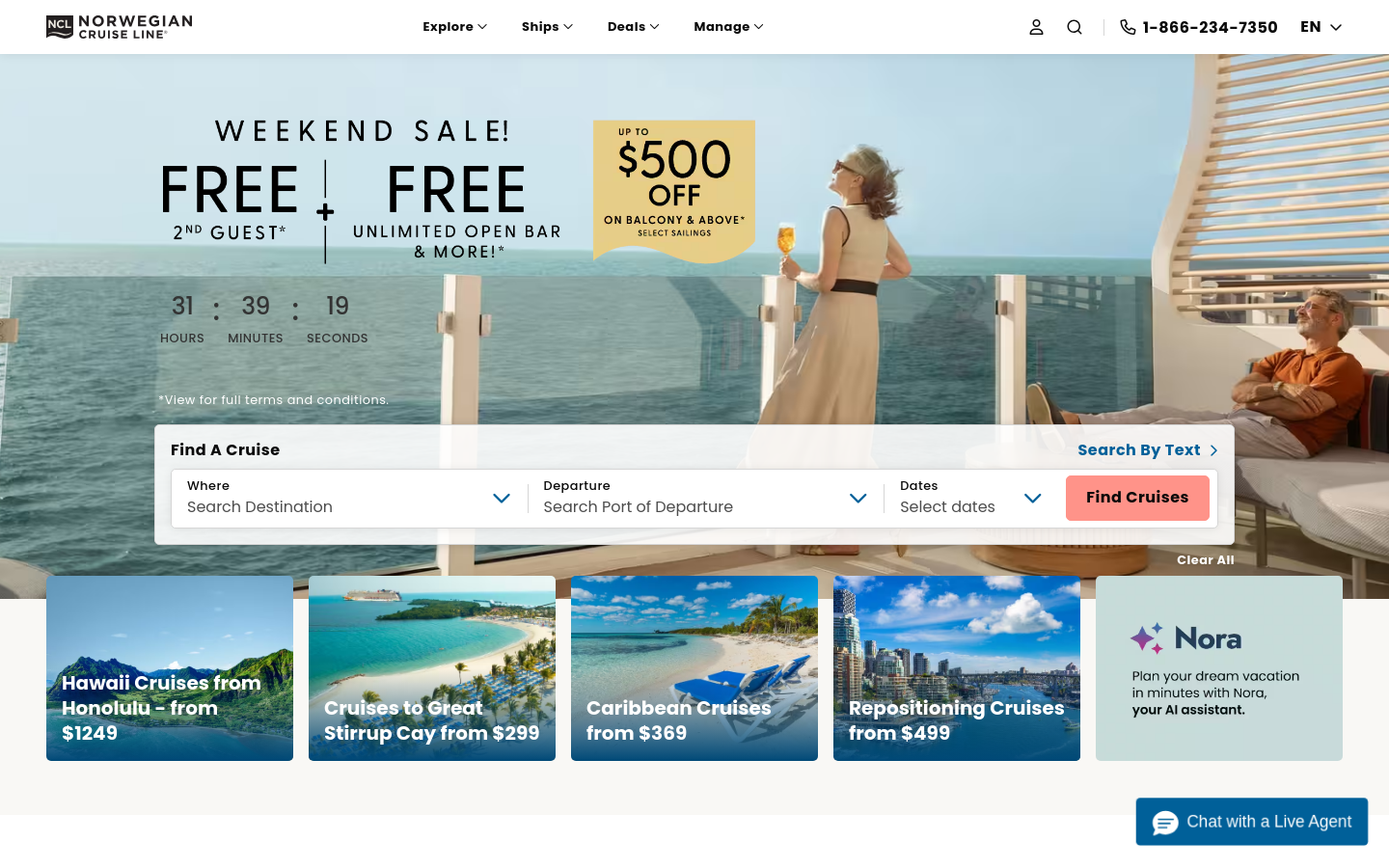 Captured Homepage / Lander