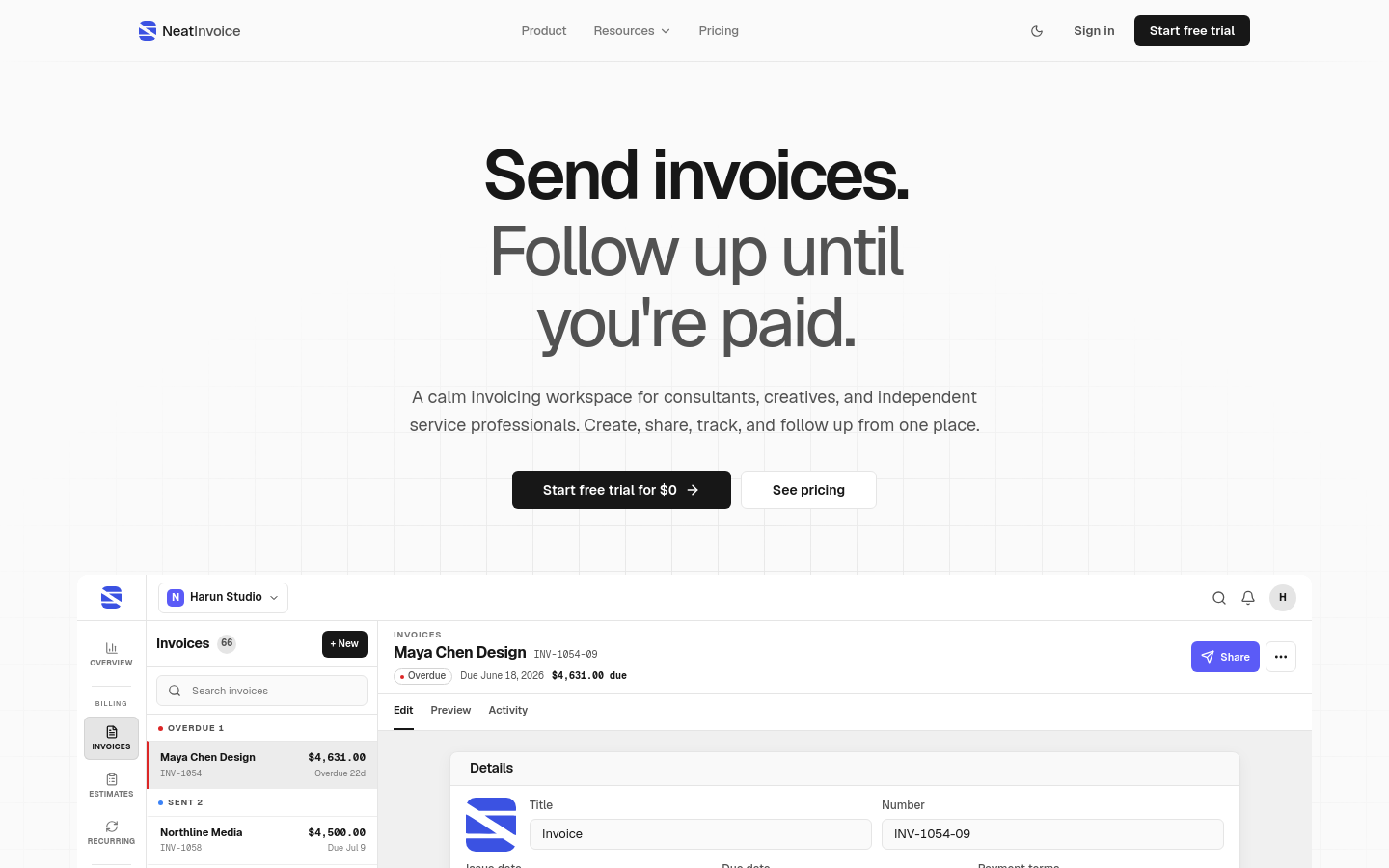 Captured Homepage / Lander