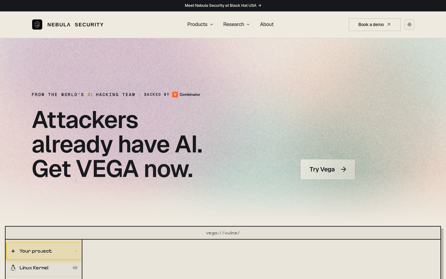 Captured Homepage / Lander