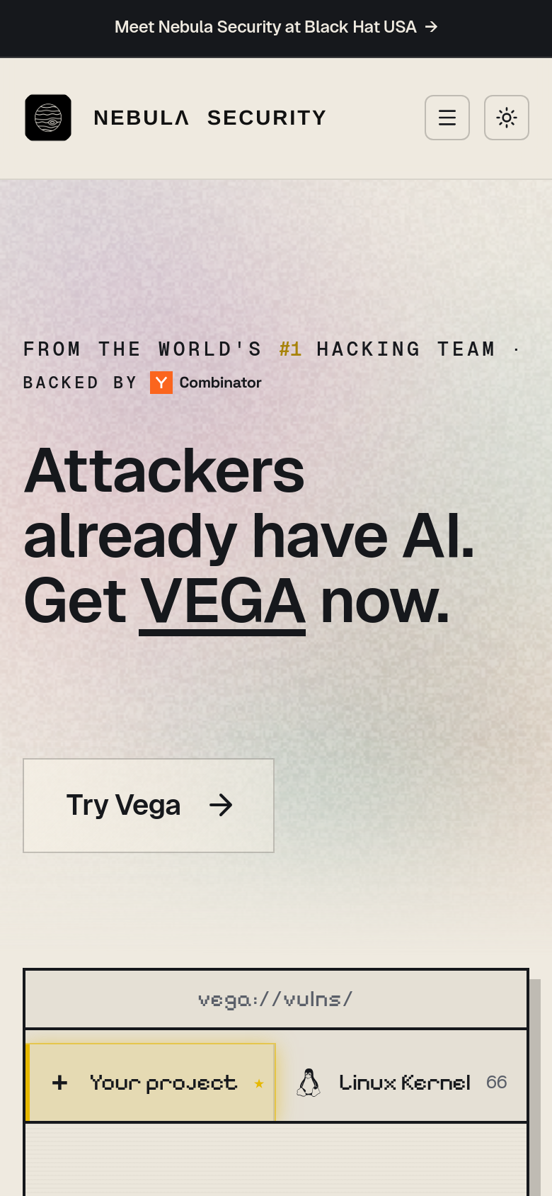 Homepage / Lander