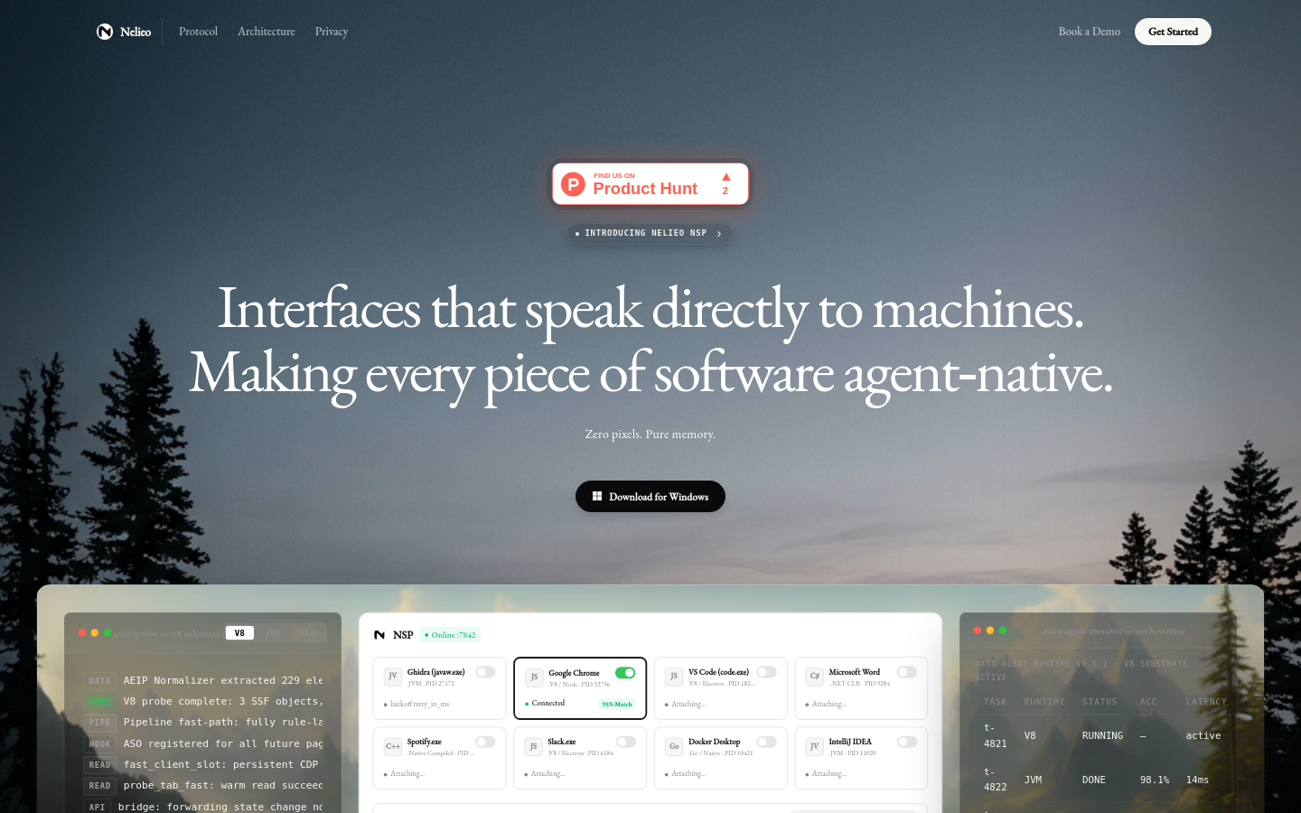 Captured Homepage / Lander