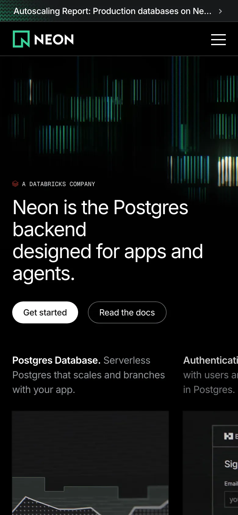 Homepage / Lander