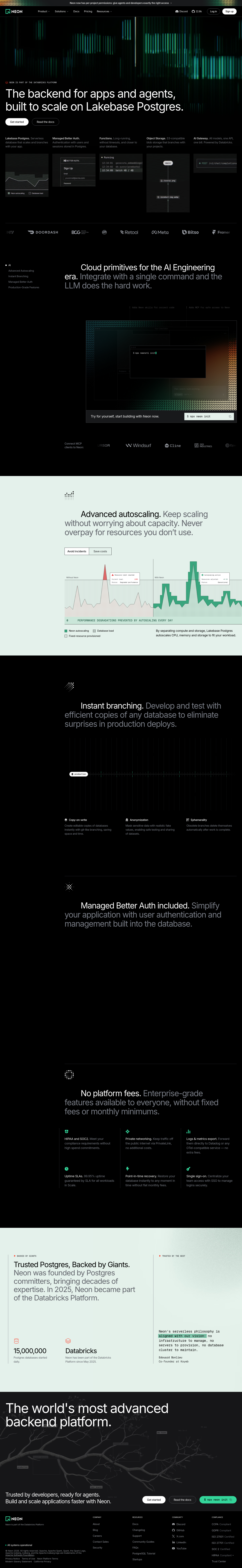 neon.tech — The Trust Wall