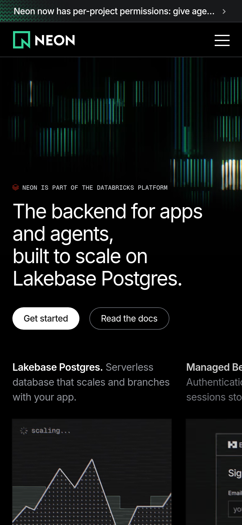Homepage / Lander