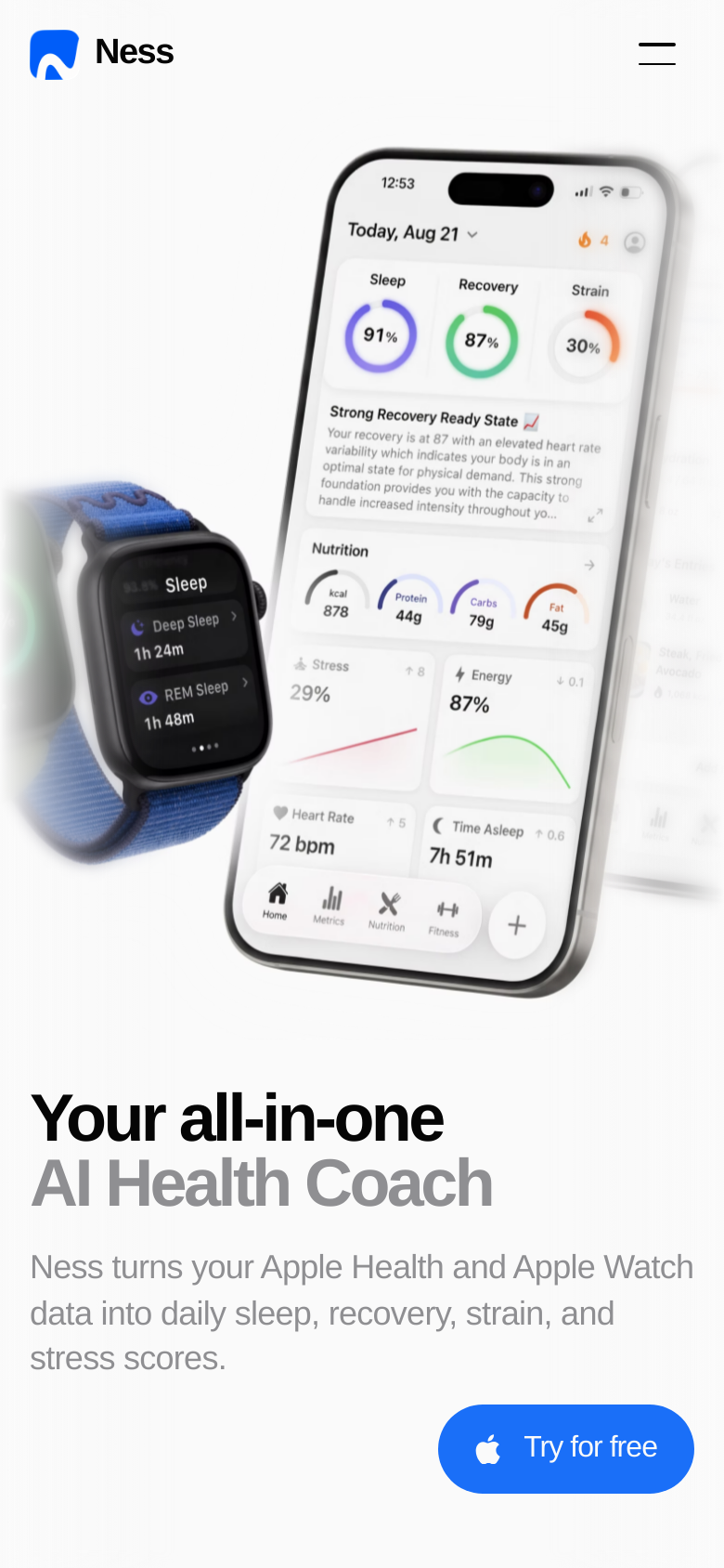 Homepage / Lander