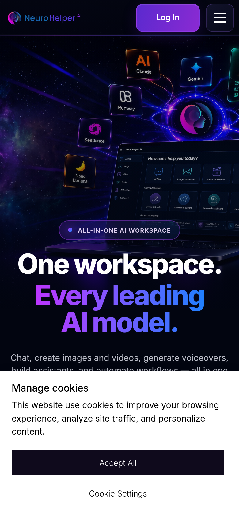 Homepage / Lander