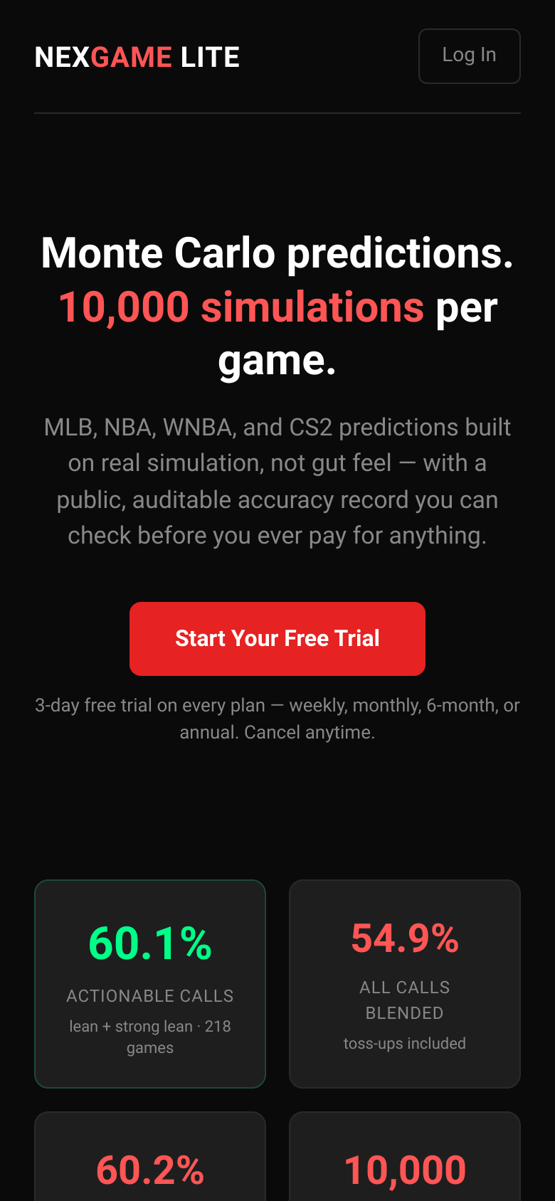 Homepage / Lander