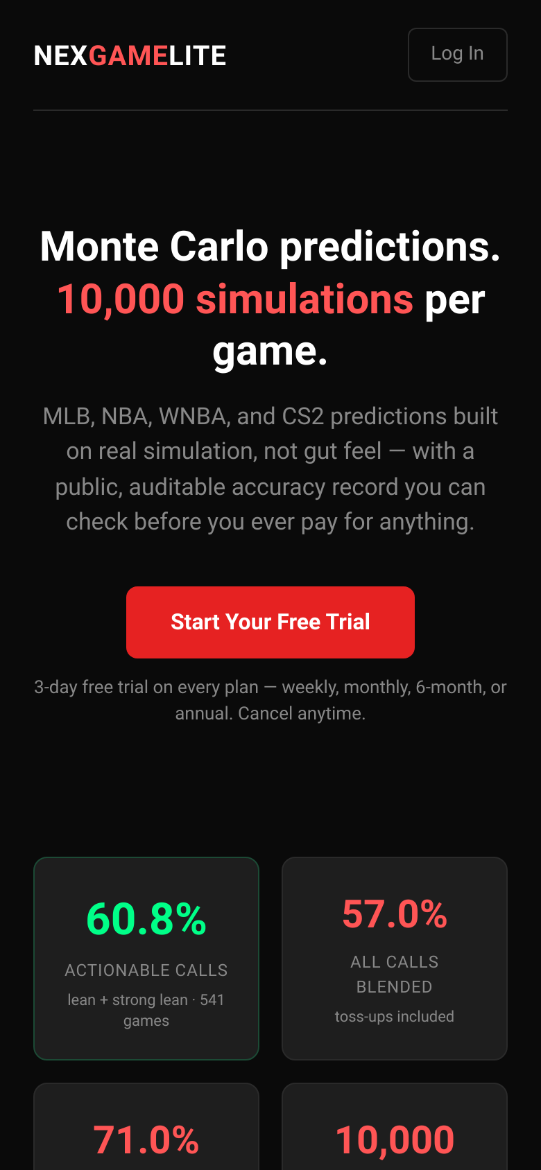 Homepage / Lander