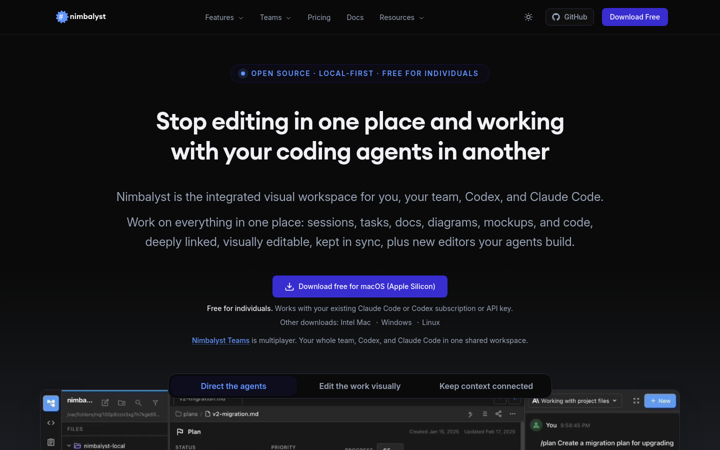 Captured Homepage / Lander