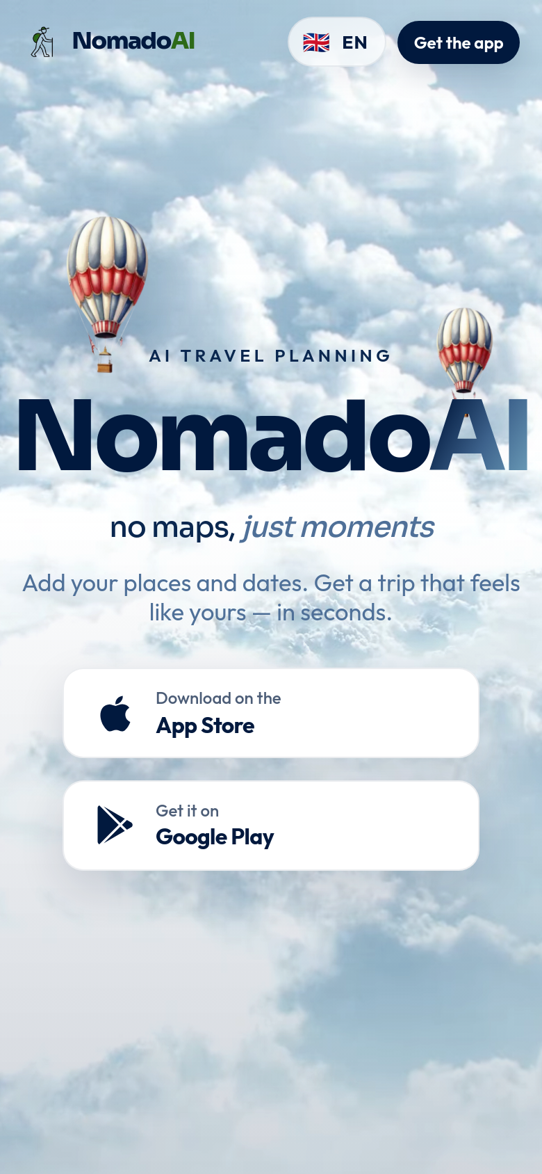 Homepage / Lander