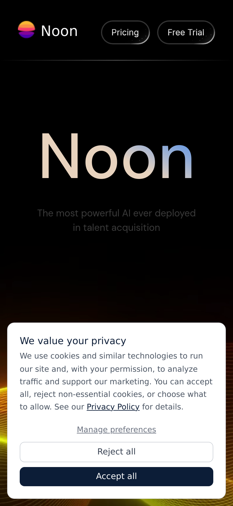 Homepage / Lander