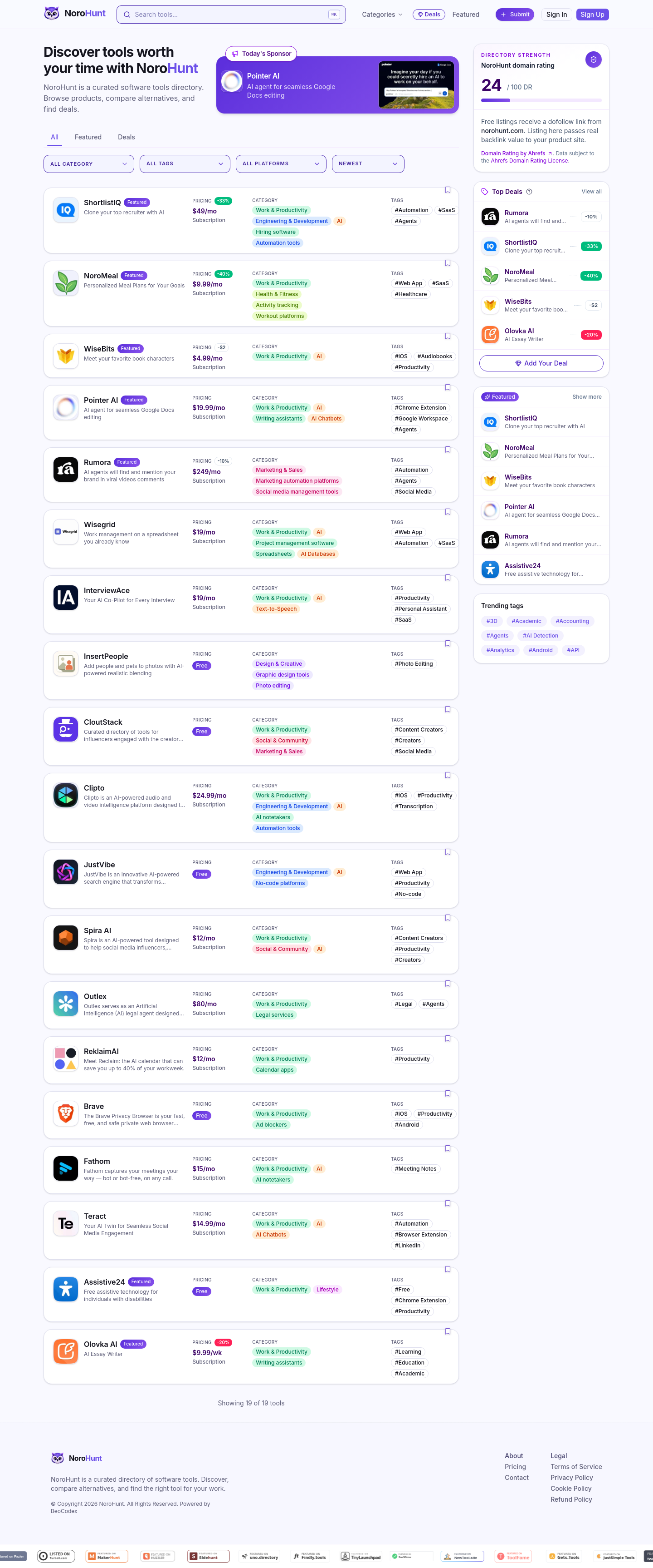 norohunt.com — 