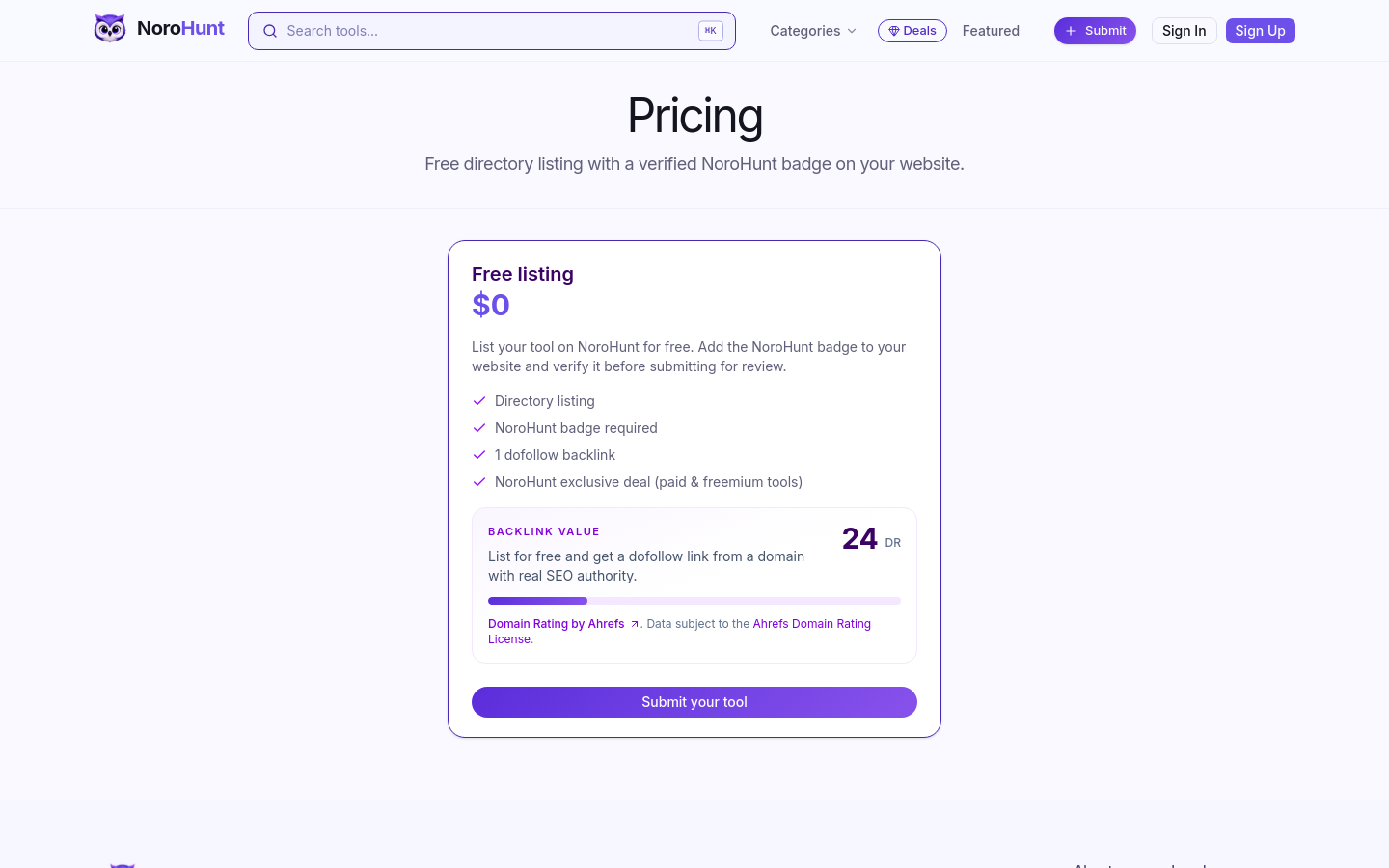 Pricing