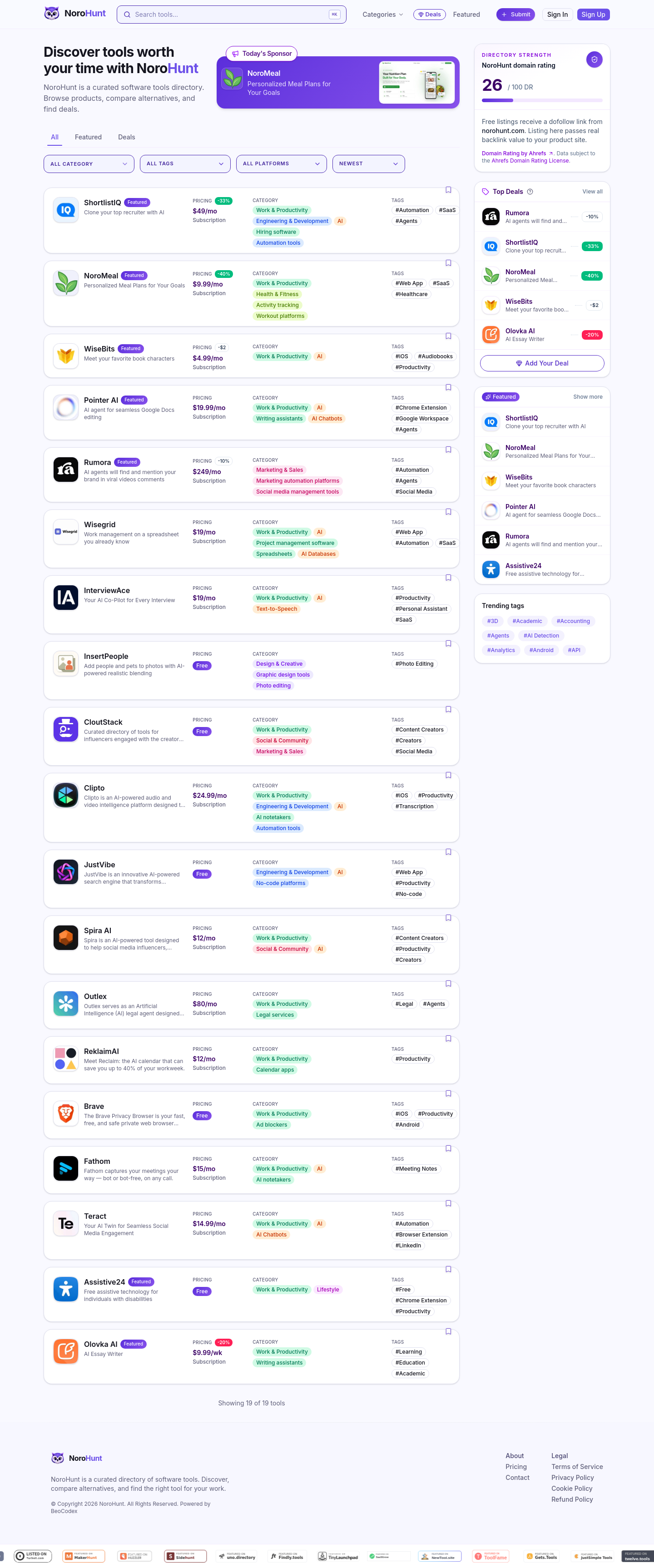 norohunt.com — 