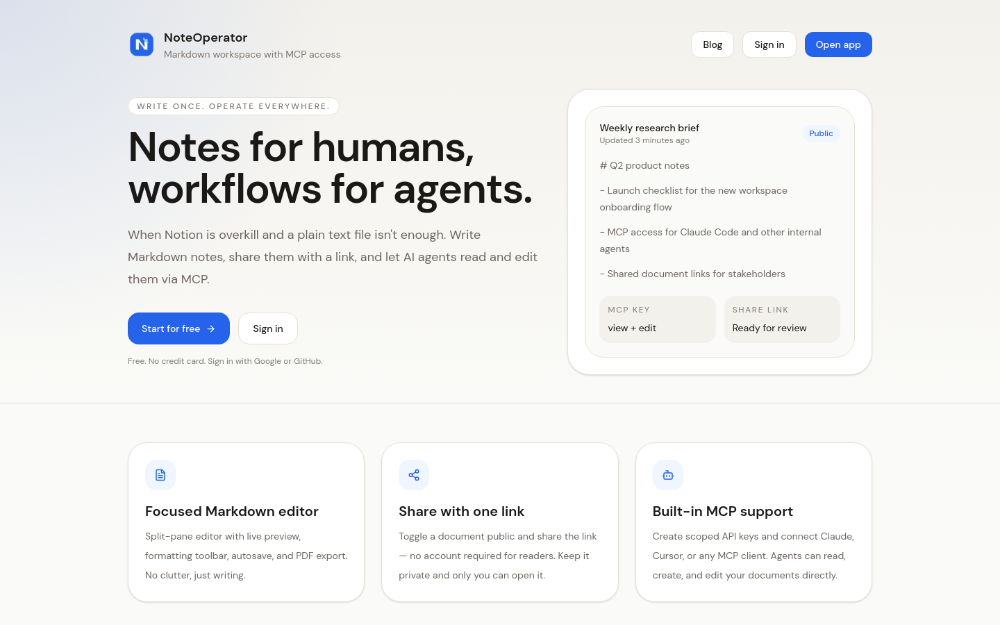 Captured Homepage / Lander