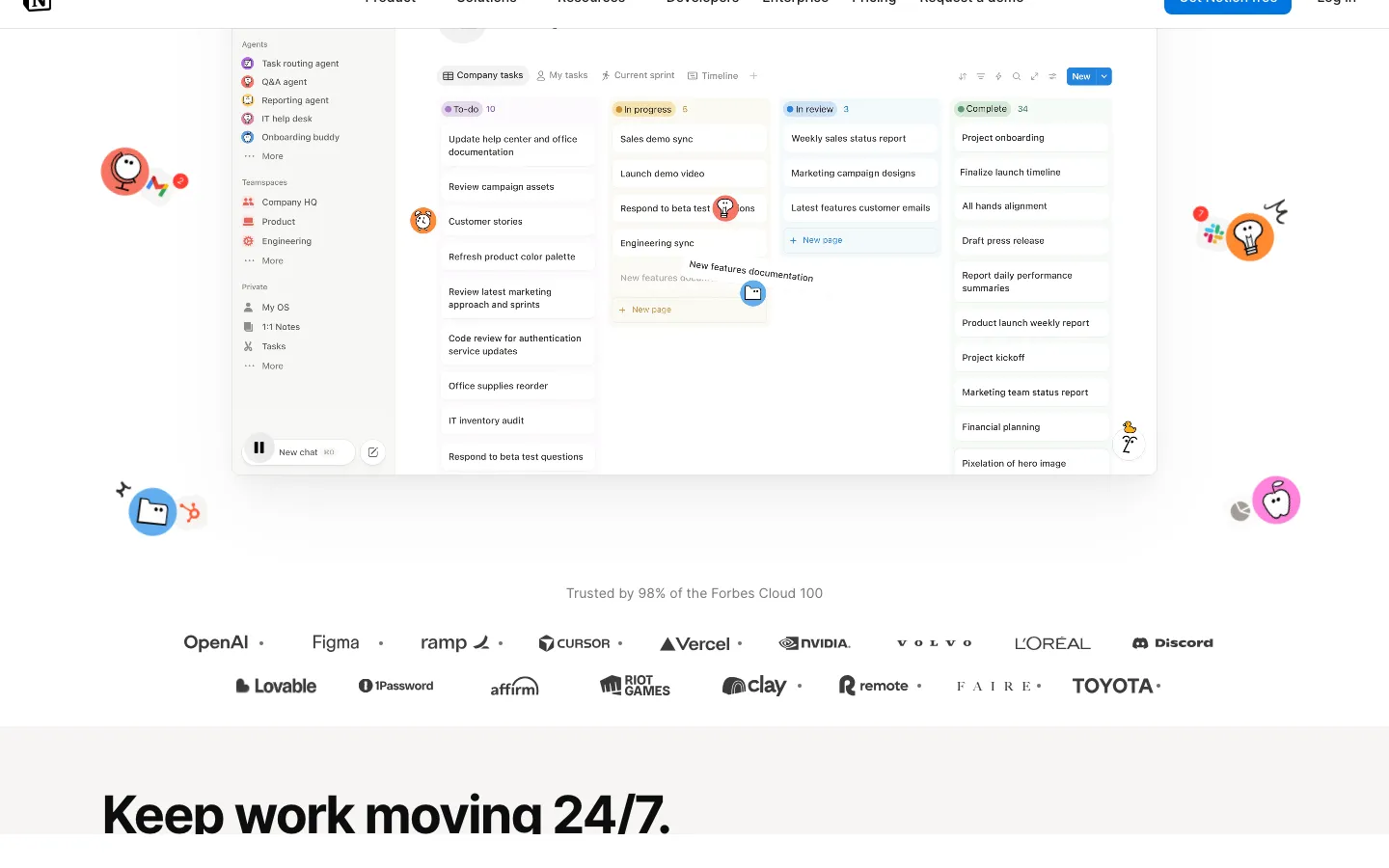 Captured Homepage / Lander