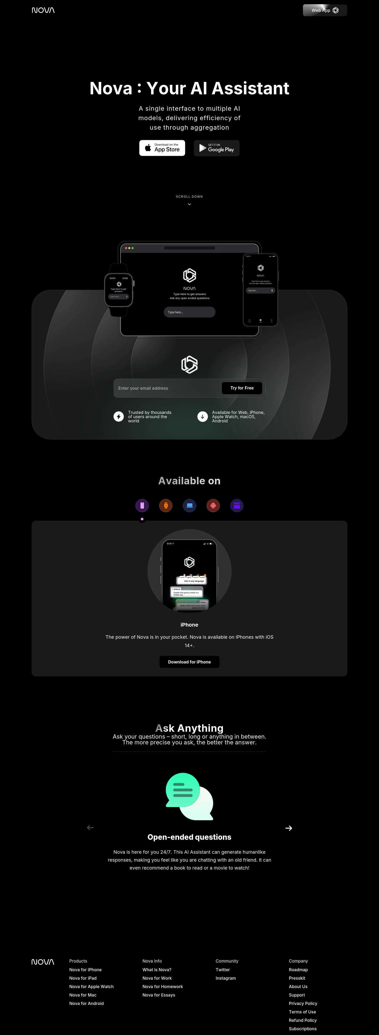 novaapp.ai — The Trust Wall