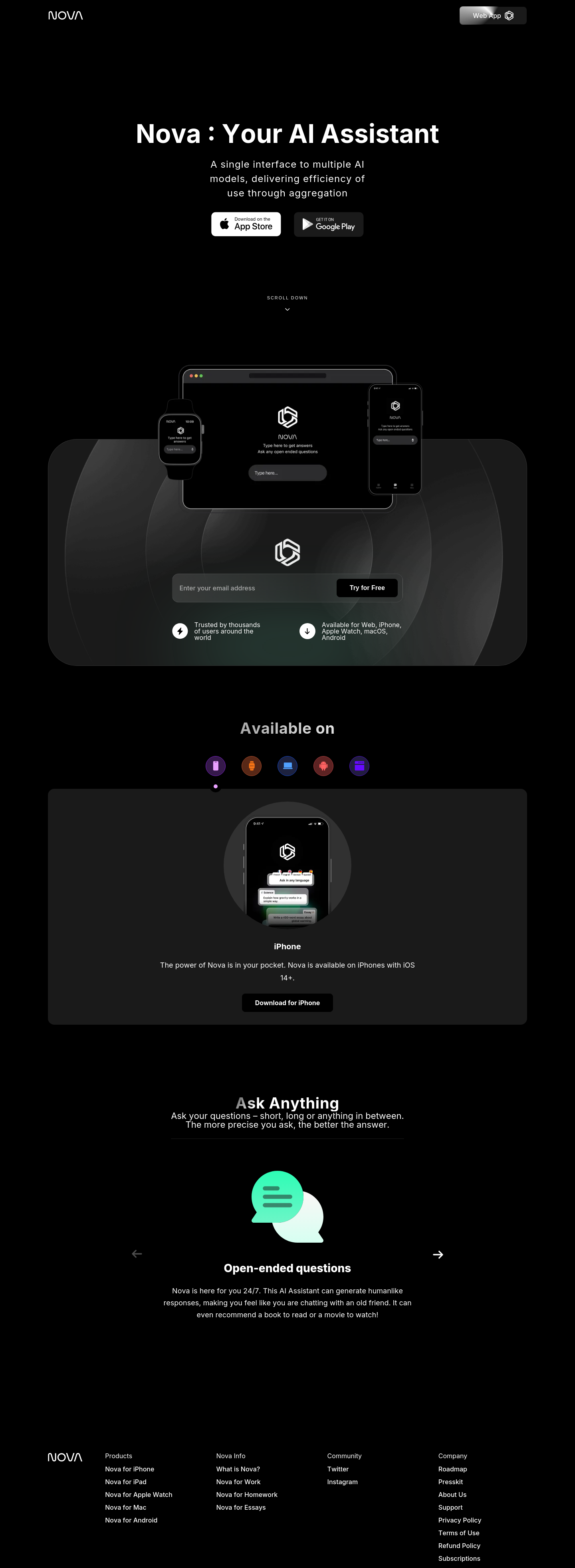 novaapp.ai — The Trust Wall