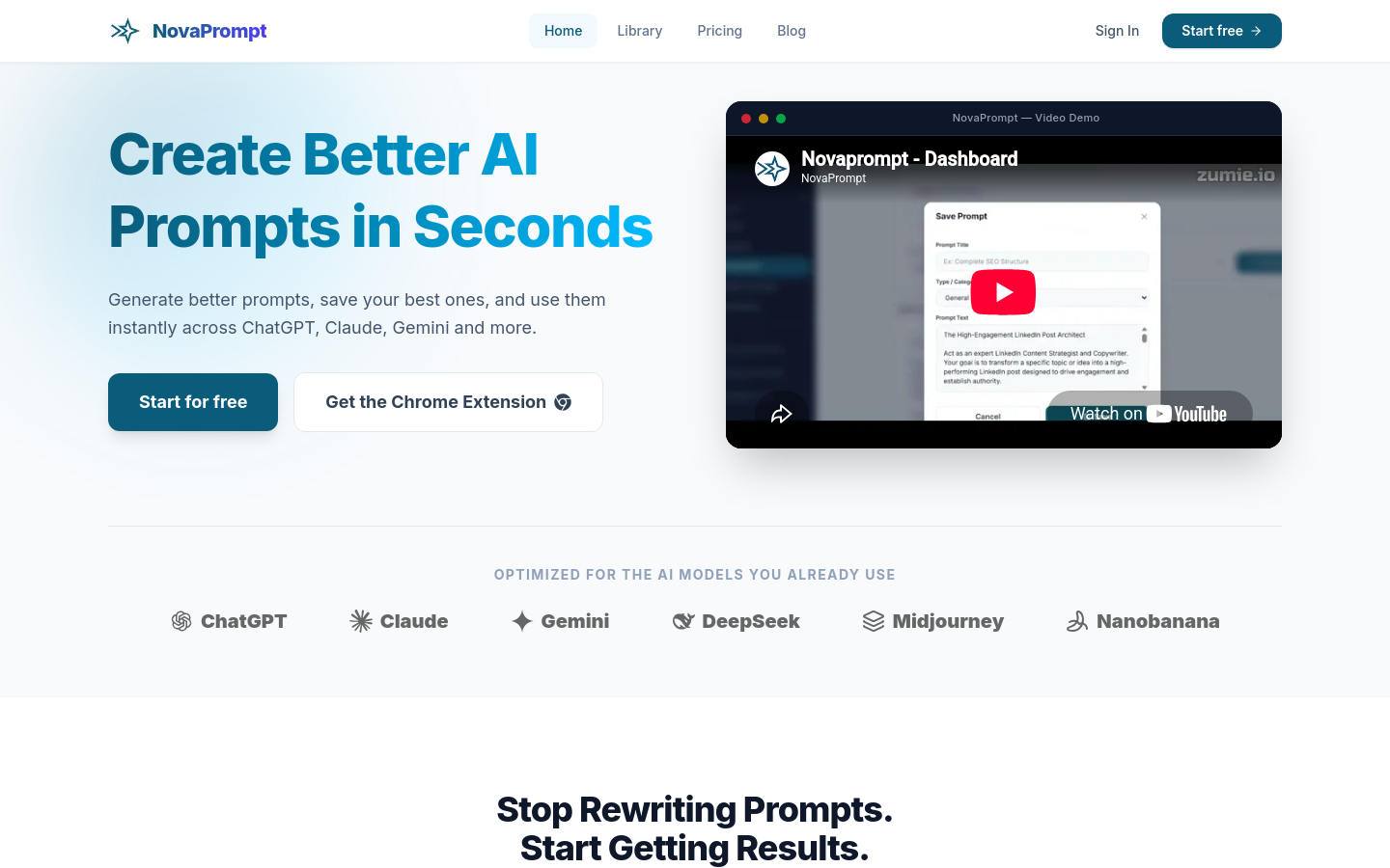 Captured Homepage / Lander