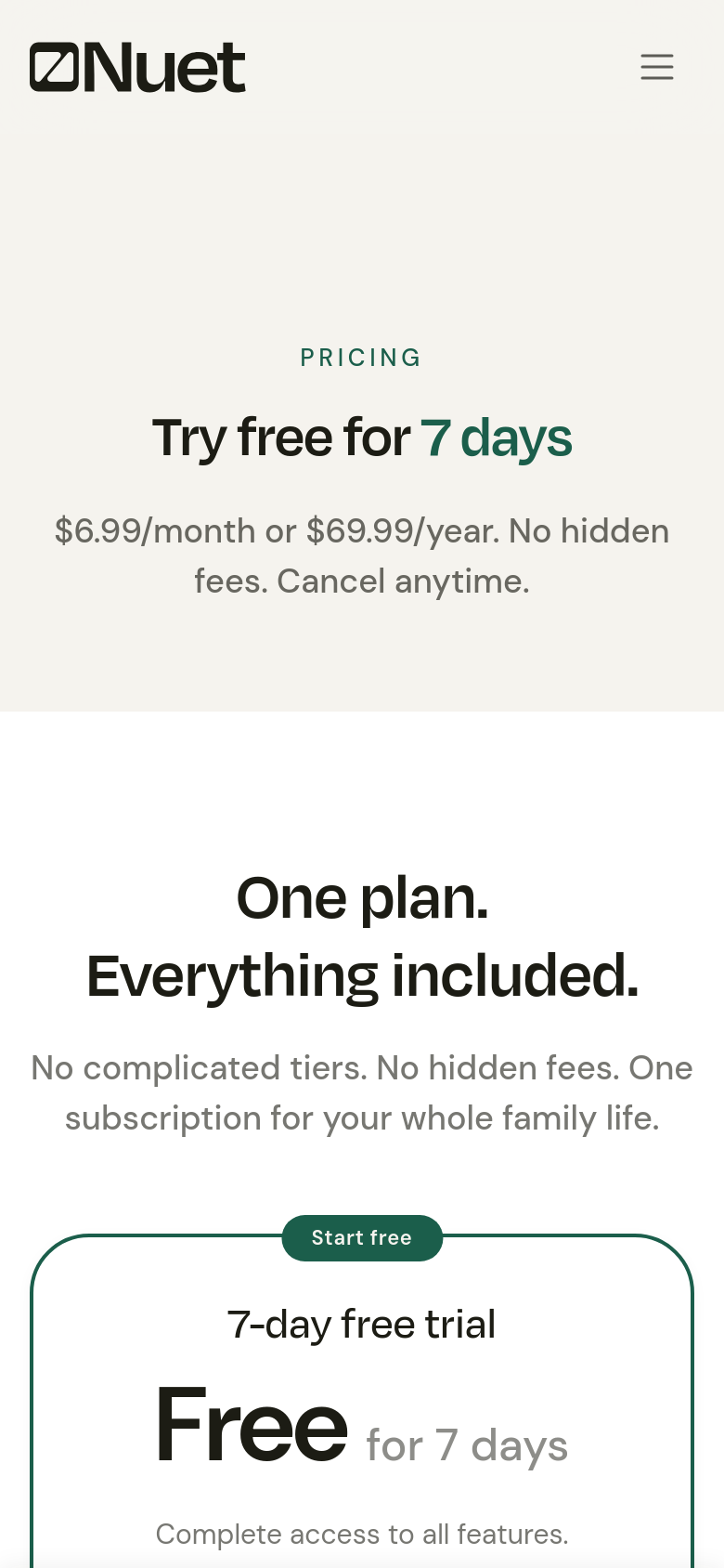Pricing