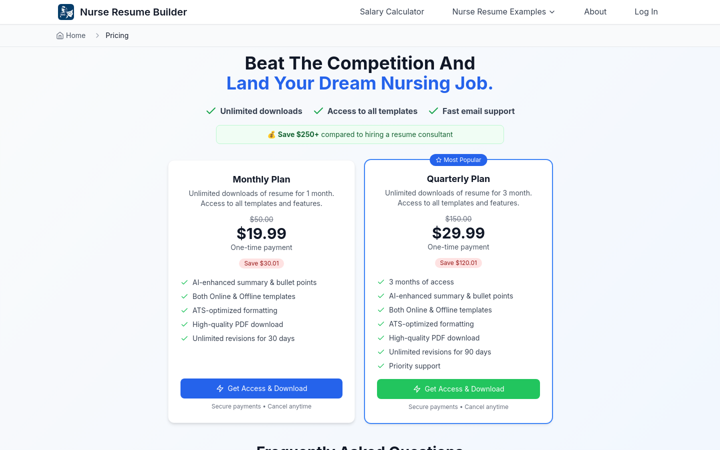 Pricing