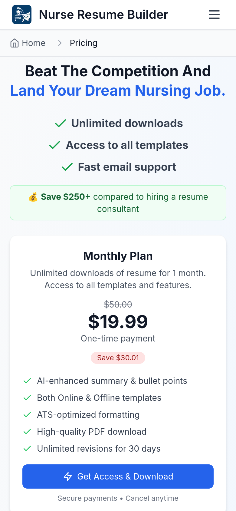 Pricing