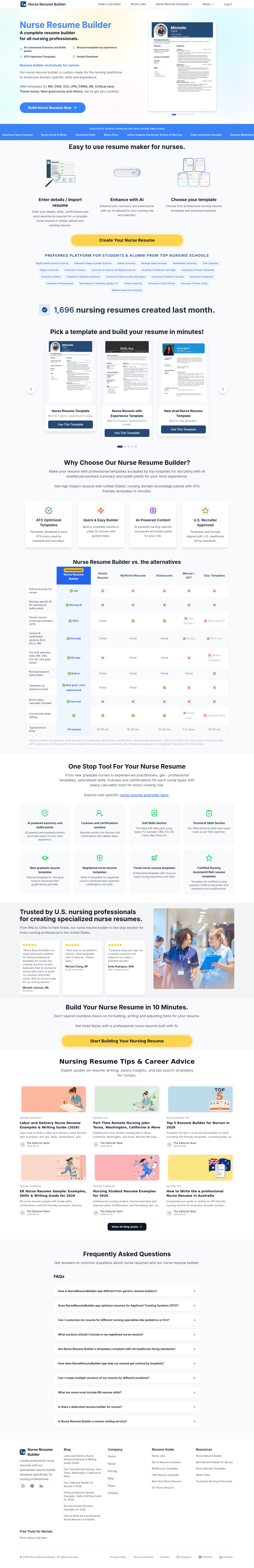 nurseresumebuilder.app — 
