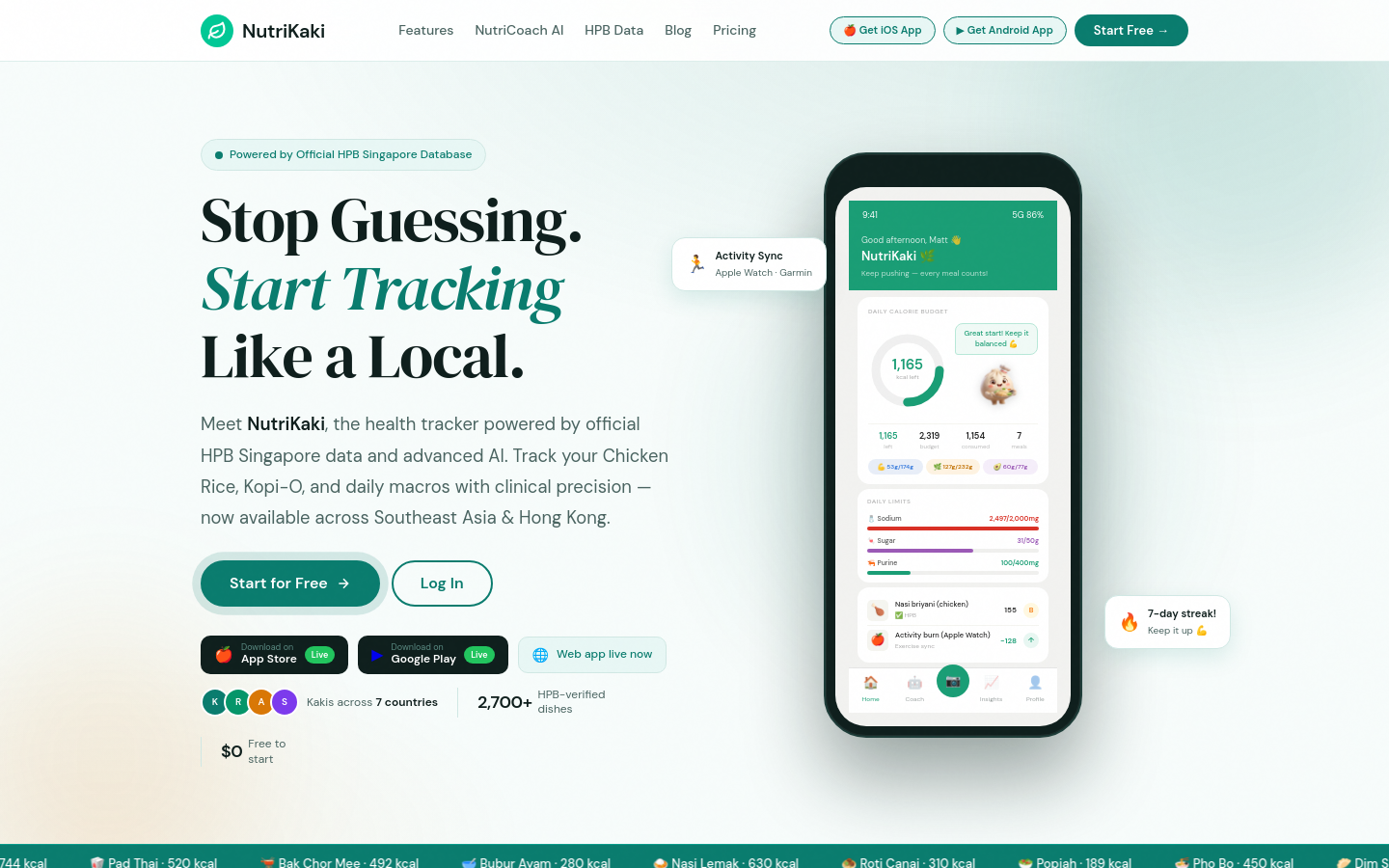 Captured Homepage / Lander