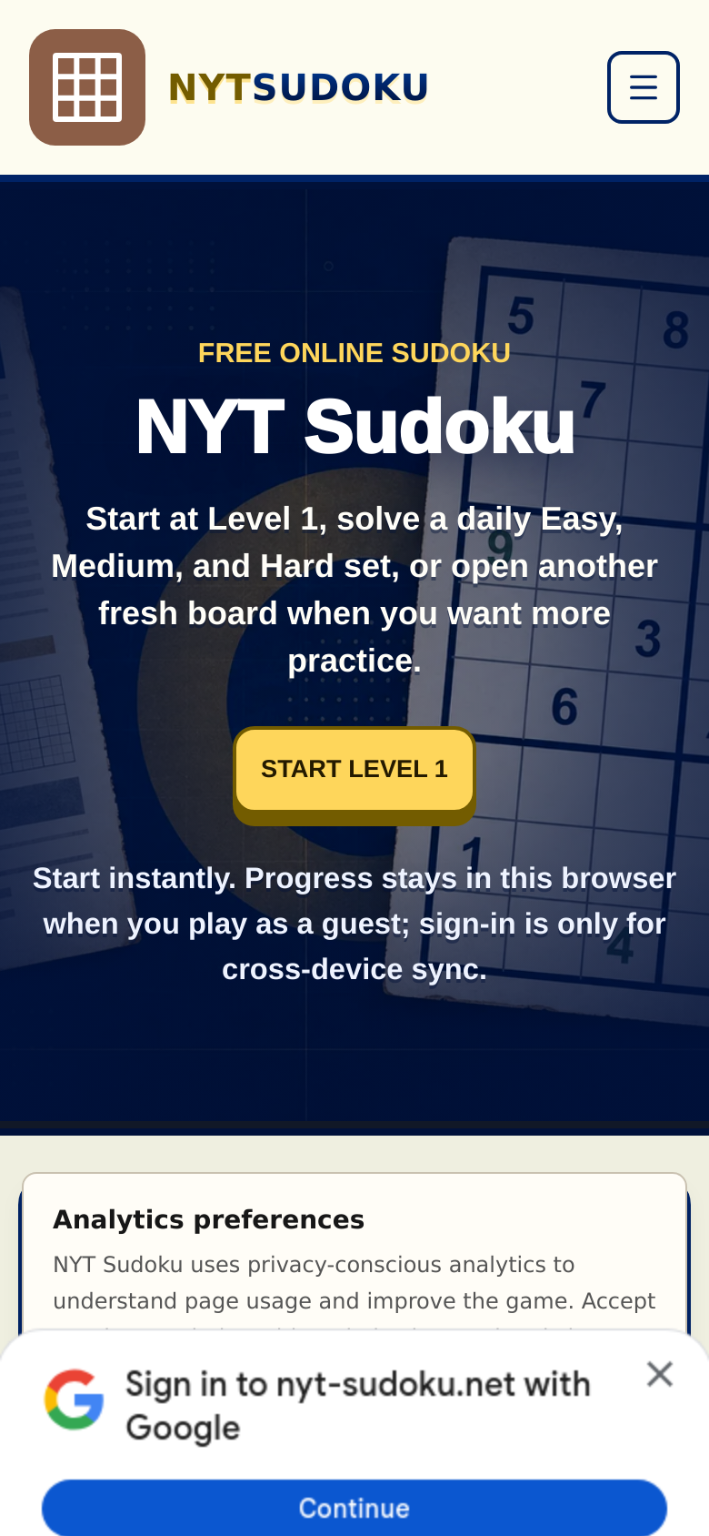 Homepage / Lander