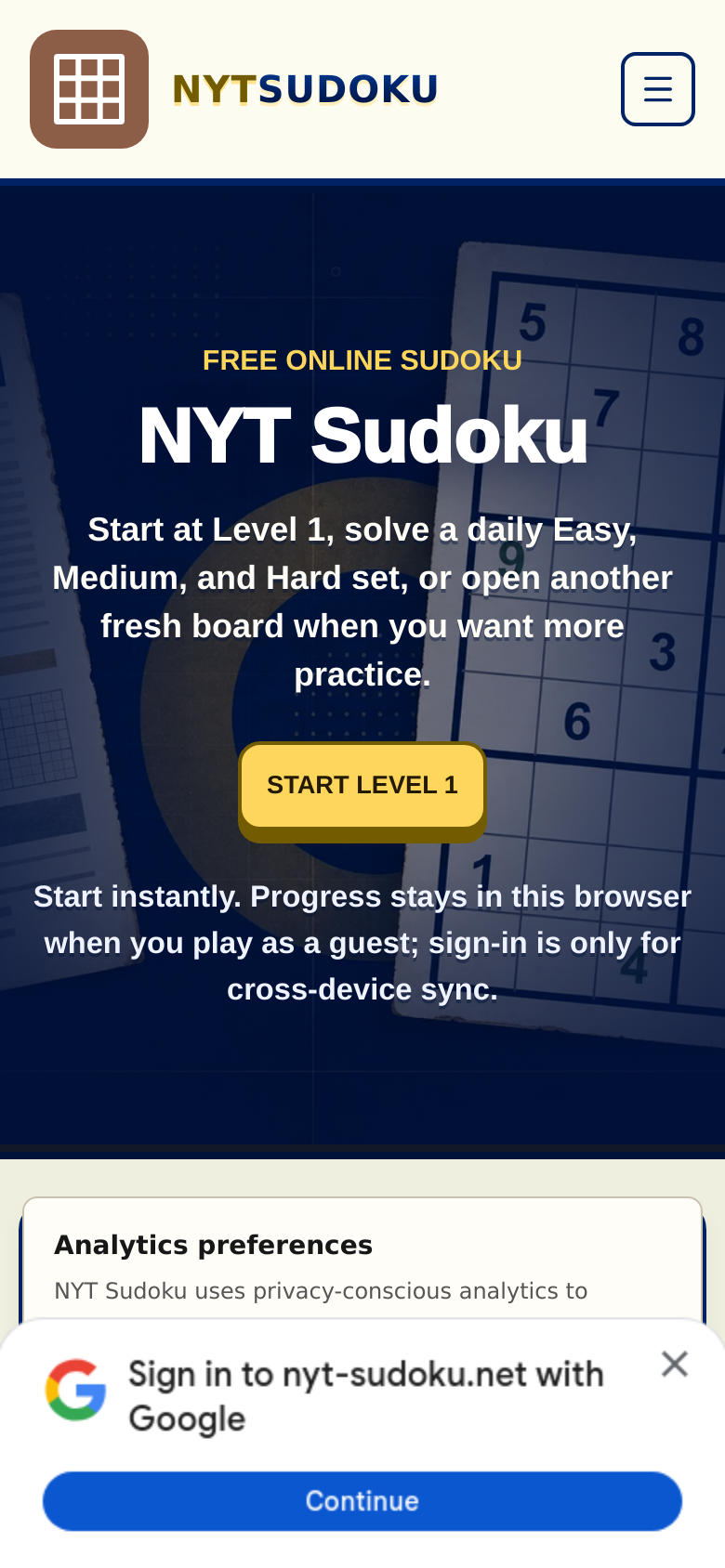 Homepage / Lander
