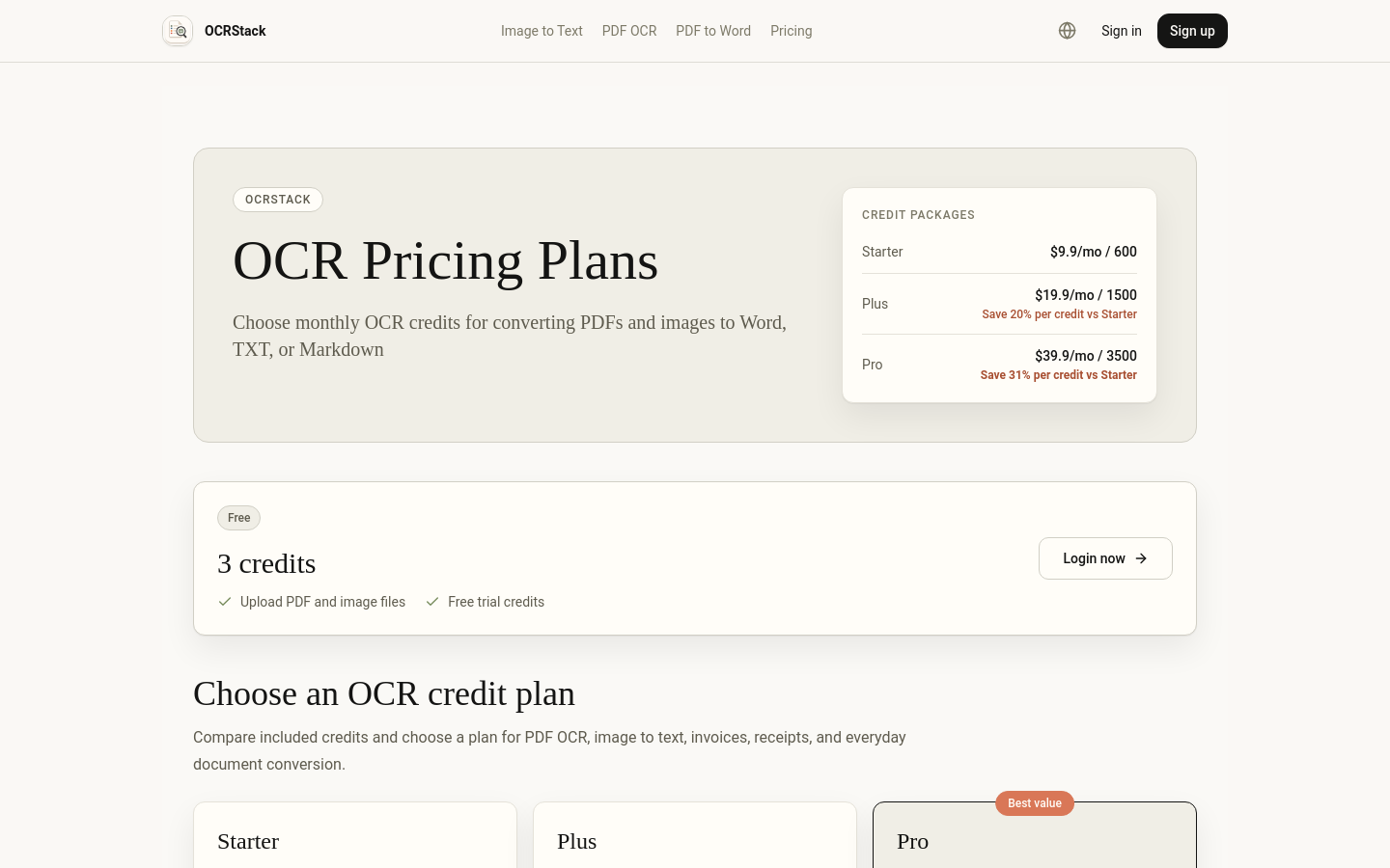 Pricing