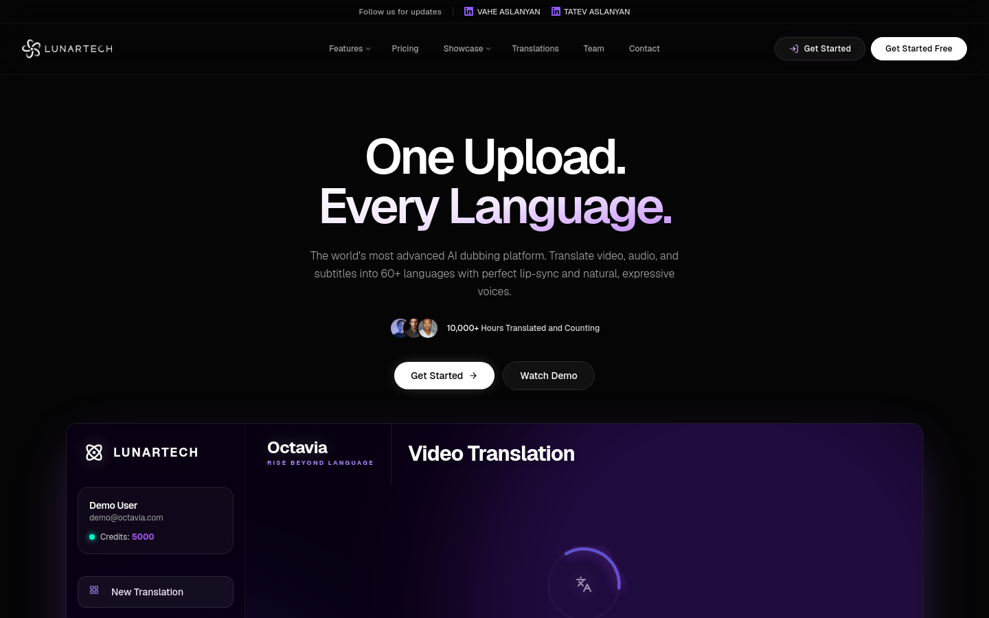 Captured Homepage / Lander
