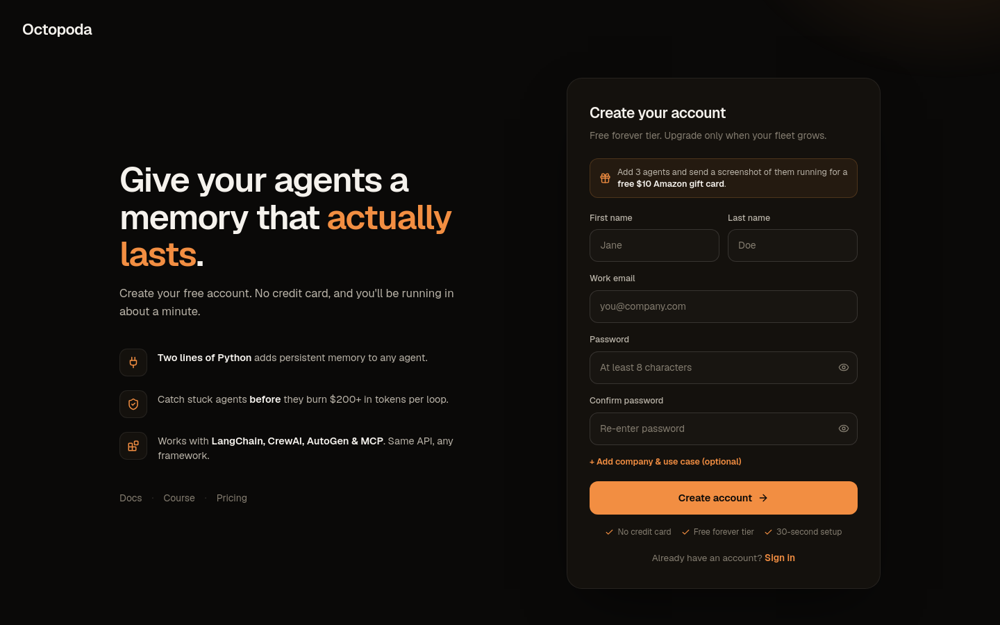 Signup