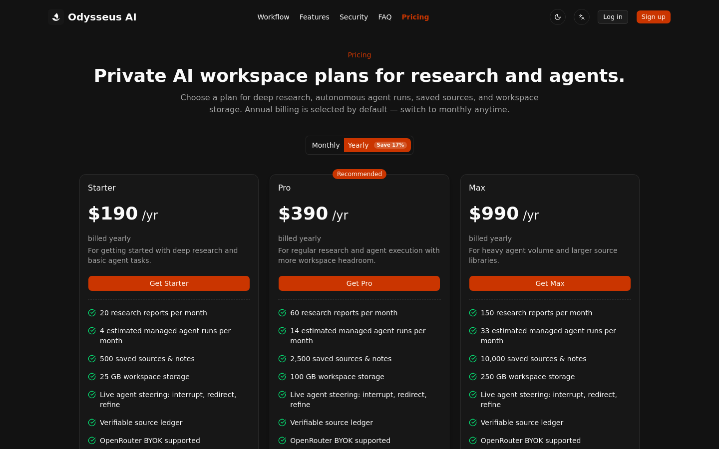 Pricing