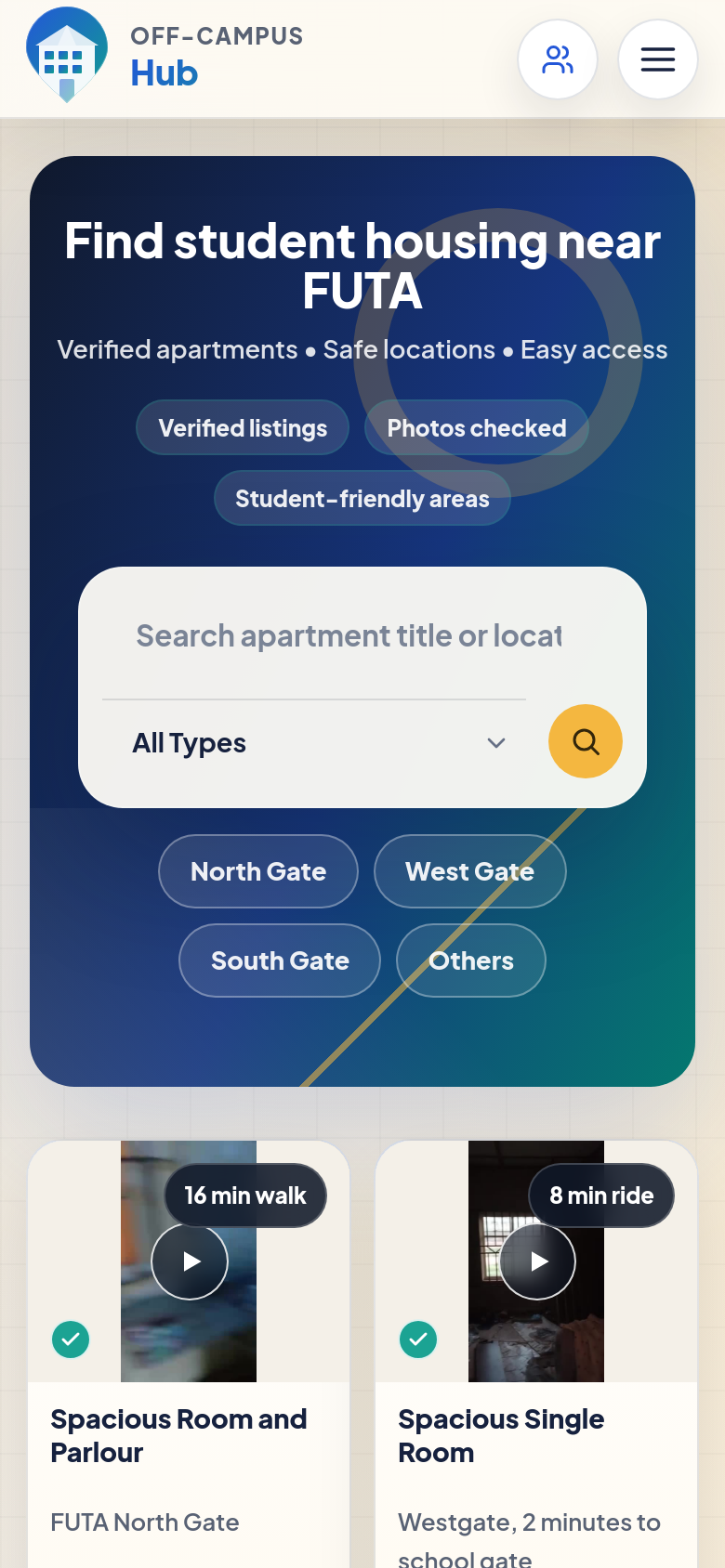 Homepage / Lander